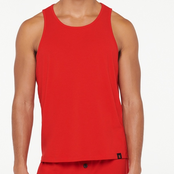 Savage X Fenty Night Cap Sleep Tank Goji Berry Red - Picture 2 of 8